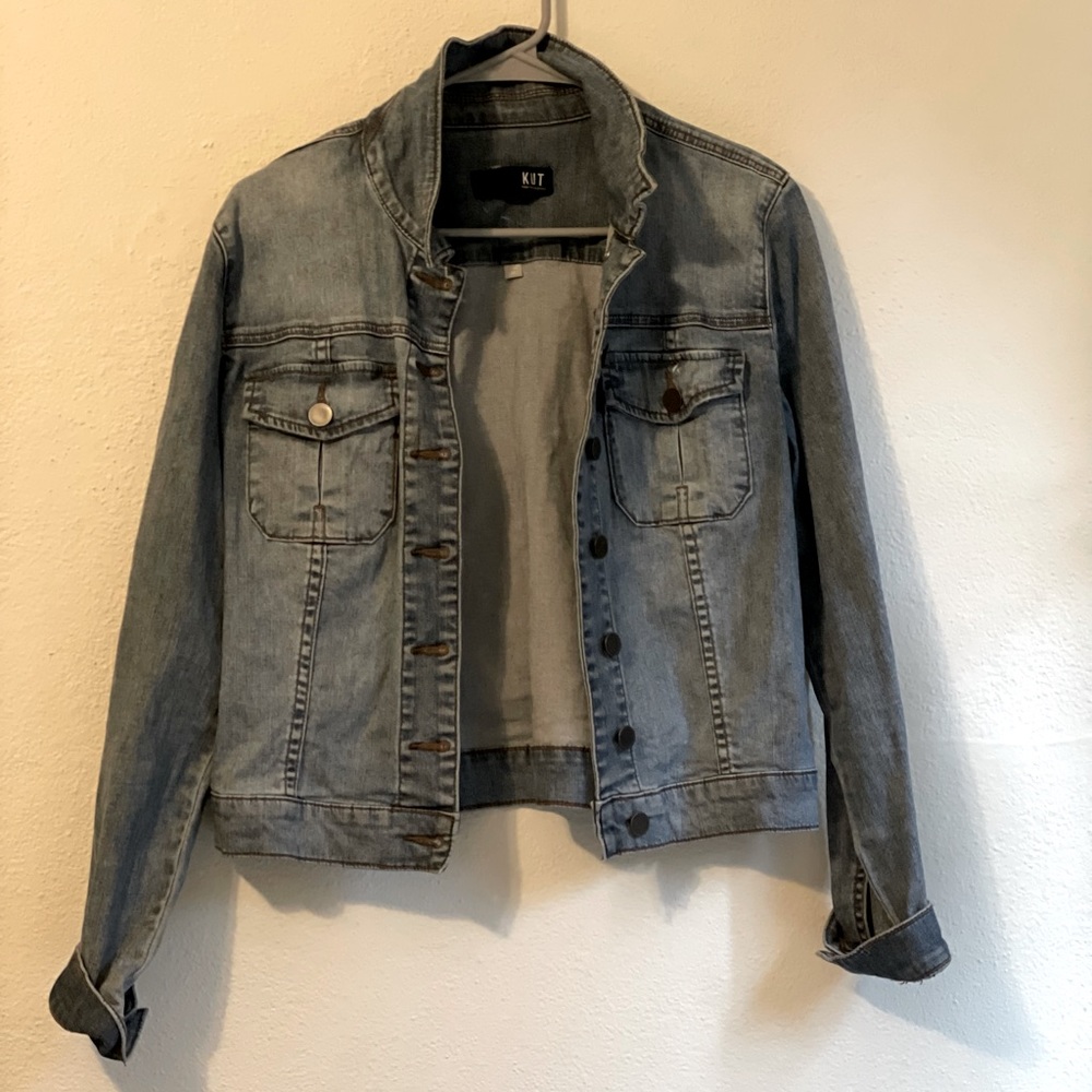 kut from the kloth denim jacket